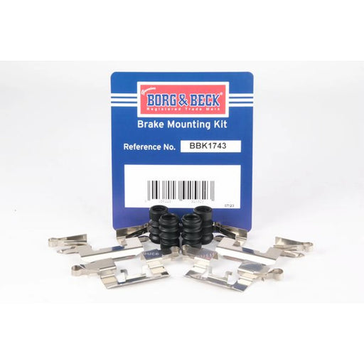 Borg & Beck Brake Pad Accessory Fitting Kit Front BBK1743