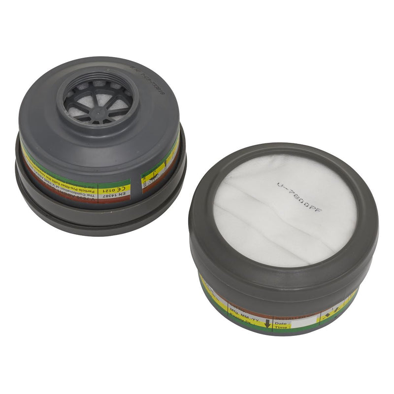 Worksafe Worksafe Cartridge ABEK1 P2R - Pack of 2 9363 Worksafe - Dynamic Drive