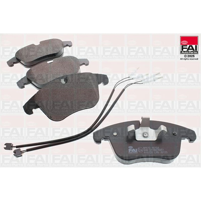 FAI Front Brake Pad Set fits Citroën C5 III 2008-2017 1.6 1.8 2.0