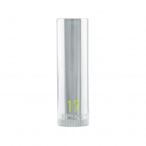 Carlyle Tools 3/8Dr 17mm 12Pt Deep Chrome Socket - image 1