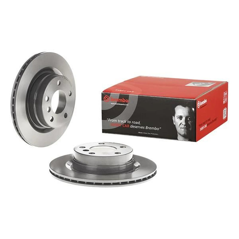 Brembo Rear Brake Internally Vented Discs & Pads fits BMW 3 2005-2013