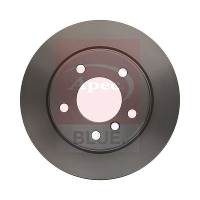 Apec 2 x Solid Brake Discs fits BMW 1 2004-2011