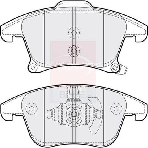 Apec Front Brake Pad Set PD3654