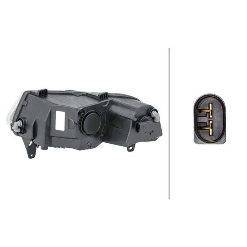 Hella Daytime Running Light P21W Right fits VW Polo V 2014-2020