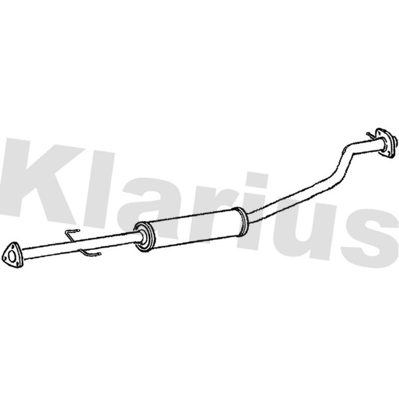 Klarius Box With Centre Pipe Centre fits Honda Cr-V III 2006-2012 2.0