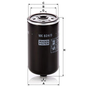 MANN-FILTER Full Service Kit with Air, Oil, Fuel & Cabin Fil fits Hyundai Matrix