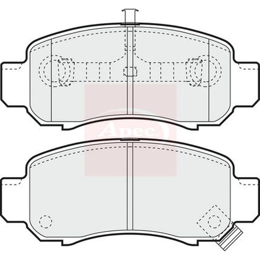 Apec Front Brake Pad Set PAD1280