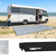Fiamma F80L 450 Awning Deep Black Royal Grey Fiamma - Dynamic Drive