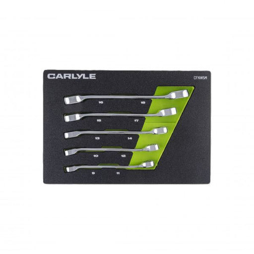 Carlyle Tools 5 Pc Metric Flare Nut Wrench Set - image 1