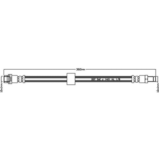 Juratek Brake Hydraulic Hose Line Right JBH1114