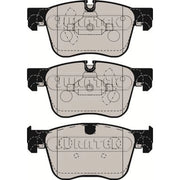 Juratek Front Brake Pad Set fits Citroën Berlingo 2018-2019 1.2 1.5 1.6