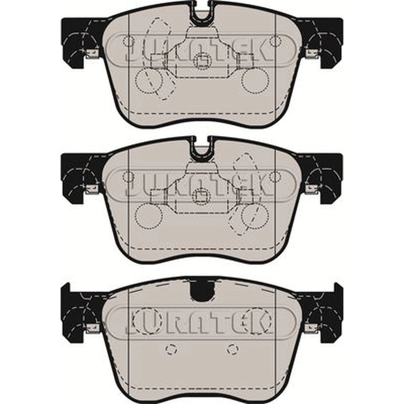 Juratek Front Brake Pad Set fits Citroën Berlingo 2018-2019 1.2 1.5 1.6