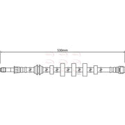 Apec Brake Hydraulic Hose Line Front HOS4292