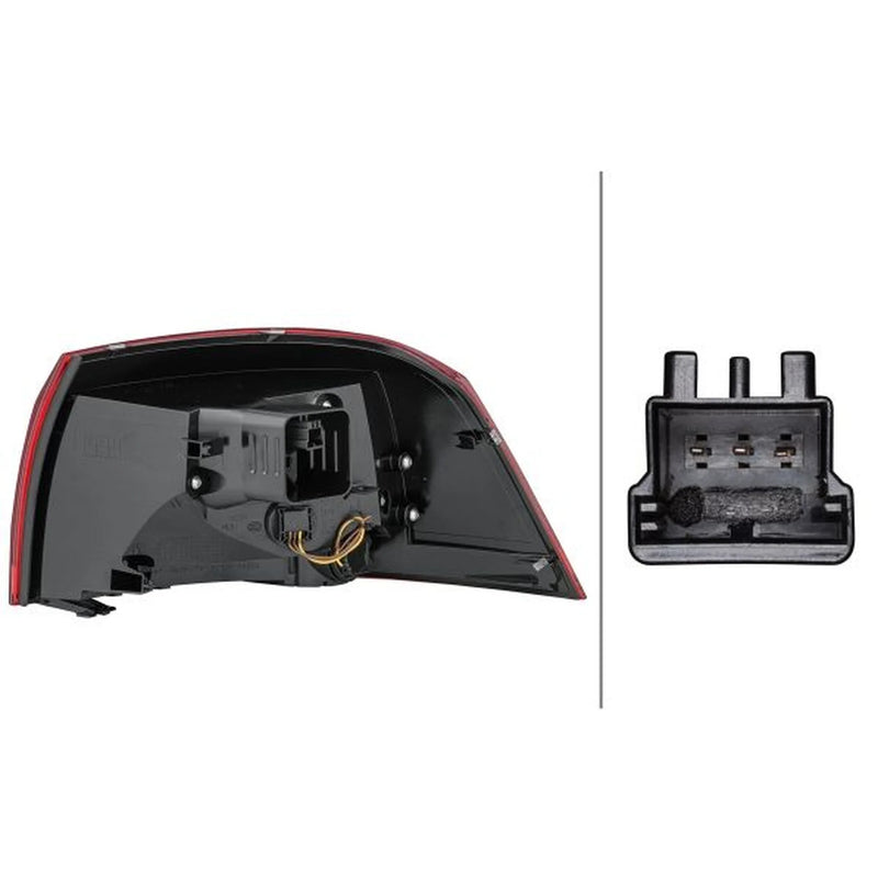 Hella Tail Light / Lamp WY21W Left fits VW Golf VI 2011-2016 1.2 1.4 1.6 2.0