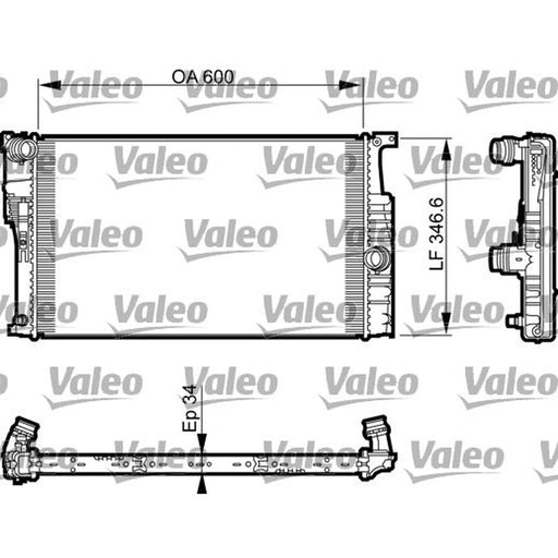 Valeo Engine Radiator 735464