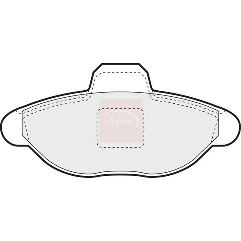 Apec Front Brake Pad Set PAD1035