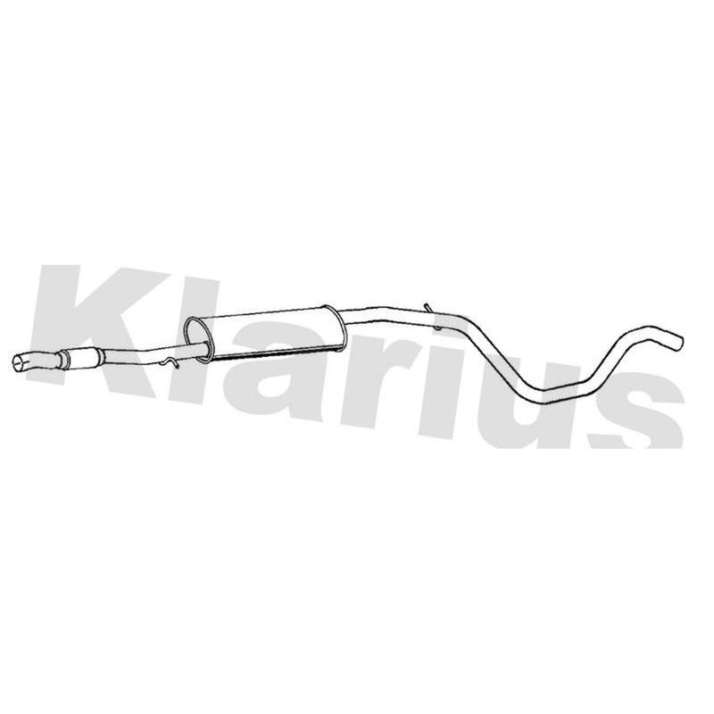 Klarius Box With Centre Pipe Centre fits Citroën Nemo 2010 on 1.3