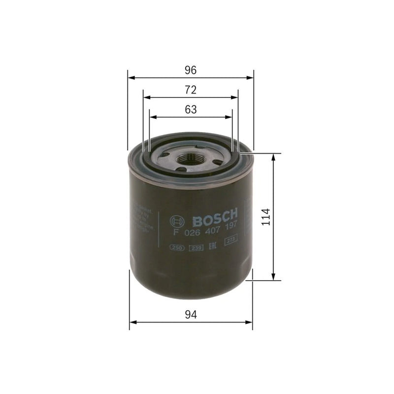 Bosch Automatic Transmission Hydraulic Filter fits Man Tgs I 2006-2021