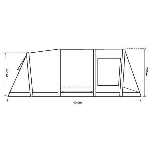 Outdoor Revolution Atom 600 Including Footprint Family Tent Outdoor Revolution - Dynamic Drive