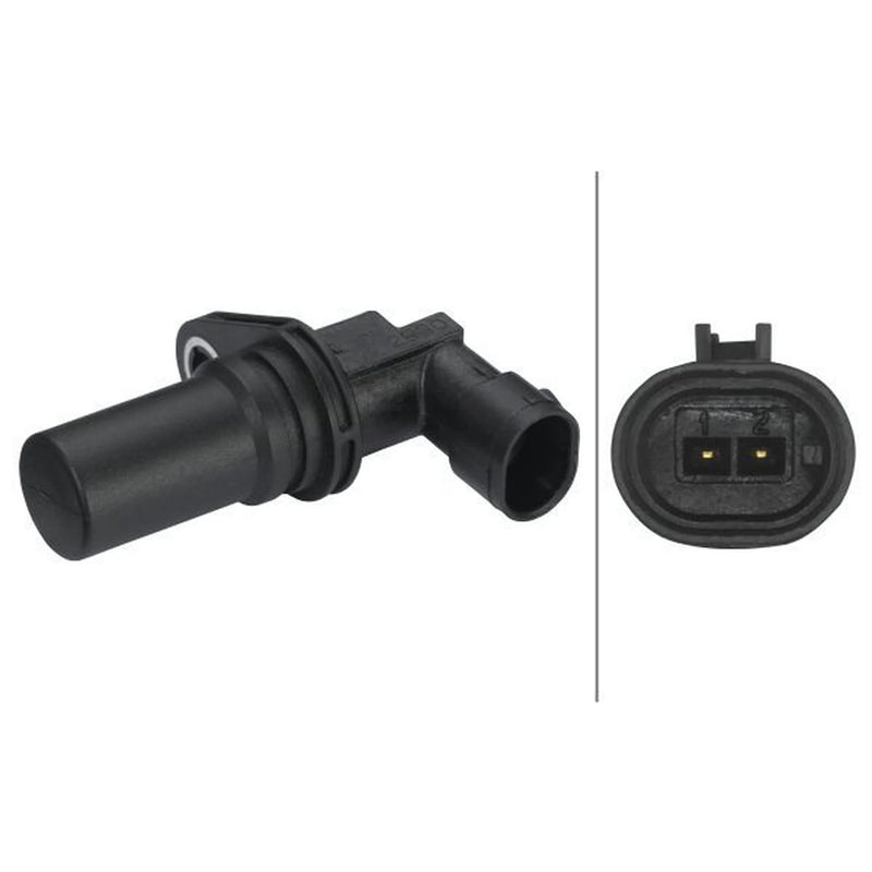 Hella Crankshaft Position Sensor Flywheel side fits Alfa Romeo Mito 2008-2018