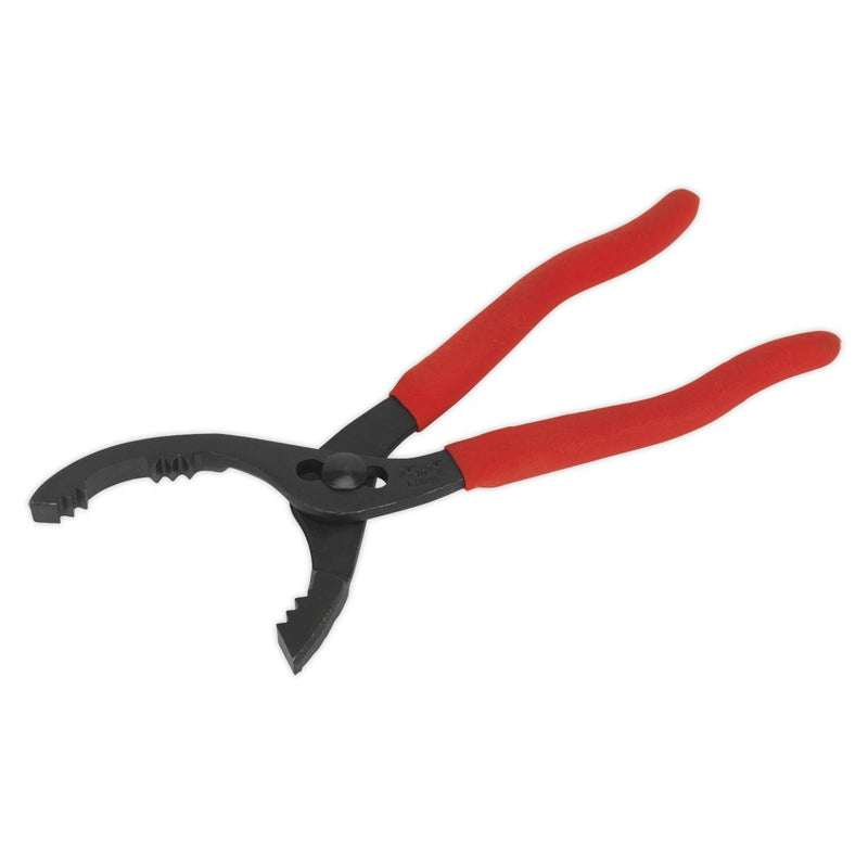 Sealey Oil Filter Pliers Forged54-89mm Capacity AK6412 Sealey - Dynamic Drive