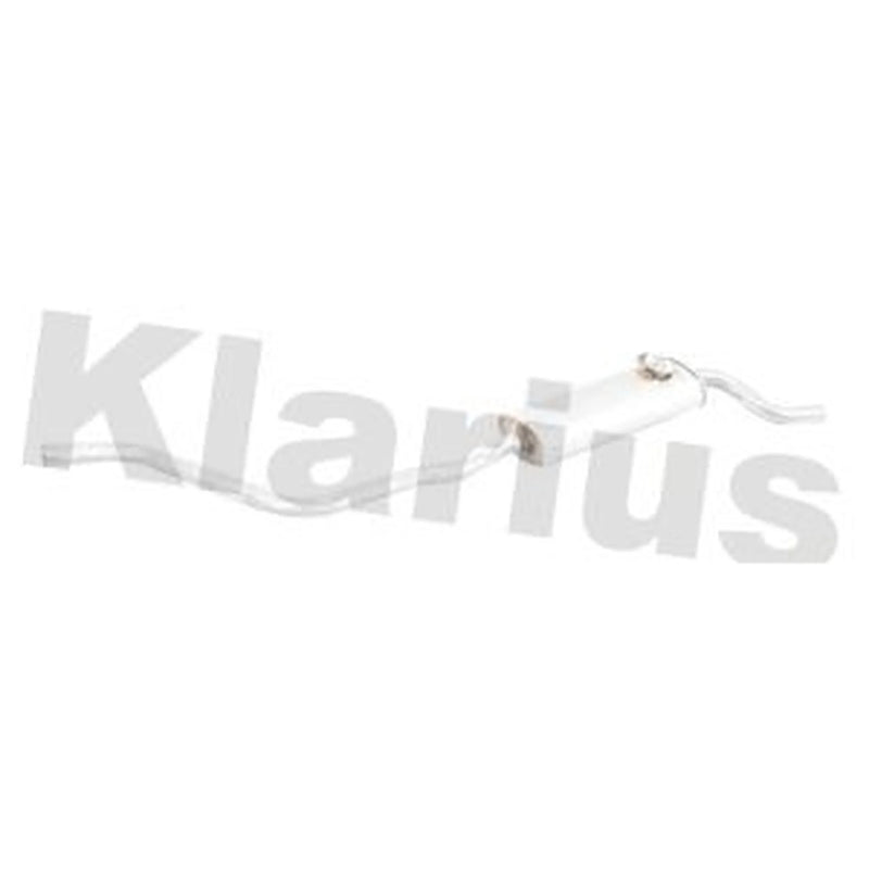 Klarius Box With Tail Pipe Rear fits VW Polo 1982-1994 1.0 1.3
