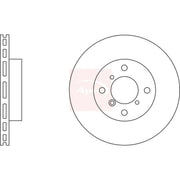 Apec 2 x Vented Front Brake Discs DSK2073-x2