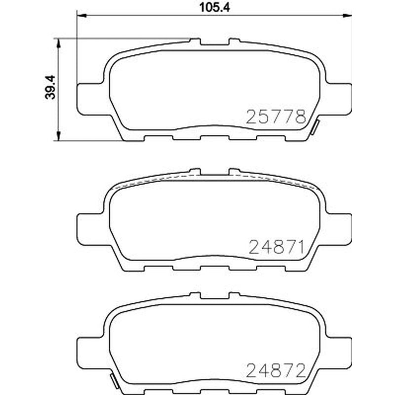 Mintex Rear Brake Discs & Pads fits Suzuki Grand Vitara II 2005-2015 1.9 2.0 2.7