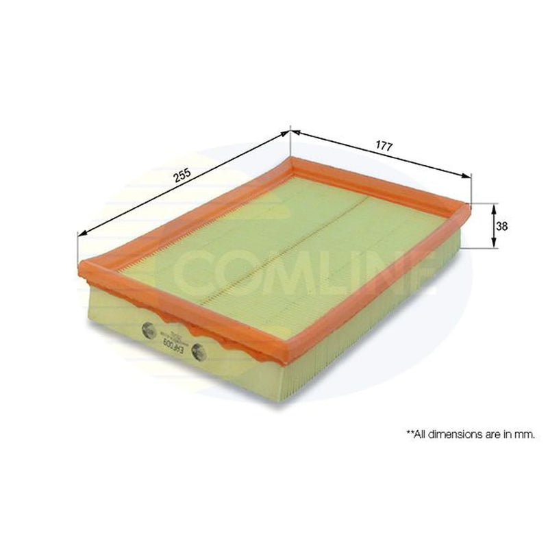 Comline Engine Air Filter fits Ford Courier Box Body/Mpv 1996-2003 1.3 1.4 1.8