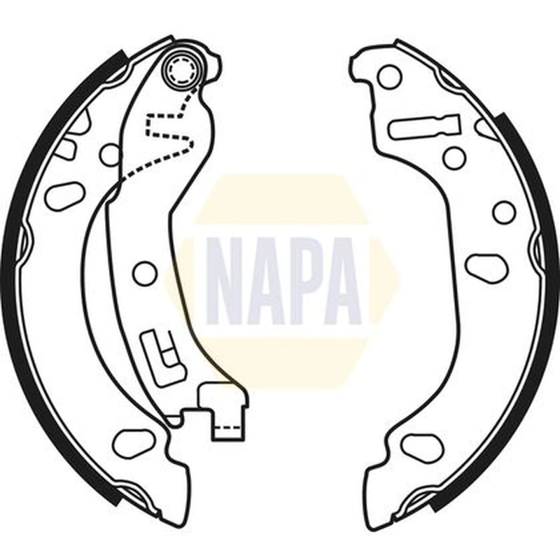 NAPA Brake Shoe Set Axle Kit NBS1047