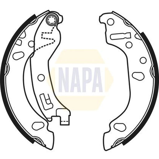 NAPA Brake Shoe Set Axle Kit NBS1047