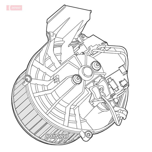 Denso Heater Blower Fan fits Citroën Dispatch II 2007-2016 1.6 2.0