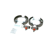 Bosch Brake Shoe Set Axle Kit fits Fiat Punto 1993-2000 1.1 1.2 1.7