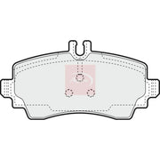Apec Front Brake Pad Set fits Mercedes-Benz A-Class 1997-2004 168.031 168.131