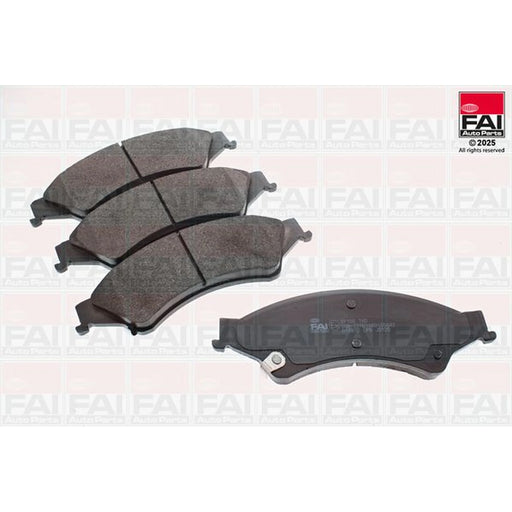 FAI Front Brake Pad Set fits Ford Ranger 2011 on 2.2 2.5 3.2