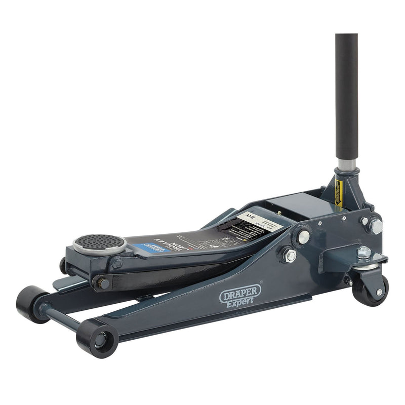 Draper Expert Professional Low Profile Garage Trolley Jack, 3 Tonne 24271 Draper - Dynamic Drive