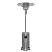 Dellonda 13kW Stainless Steel Commercial Gas Outdoor Garden Patio Heater Wheels Dellonda  - Dynamic Drive