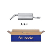 Hella End Silencer Rear fits Peugeot 207 2006-2013 1.6