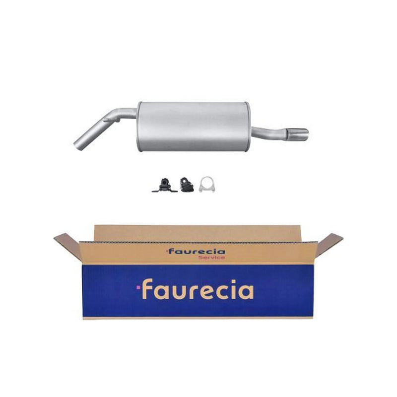 Hella End Silencer Rear fits Peugeot 207 2006-2013 1.6