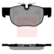 Apec Rear Brake Pad Set fits Jaguar F-Pace 2018 on 5.0