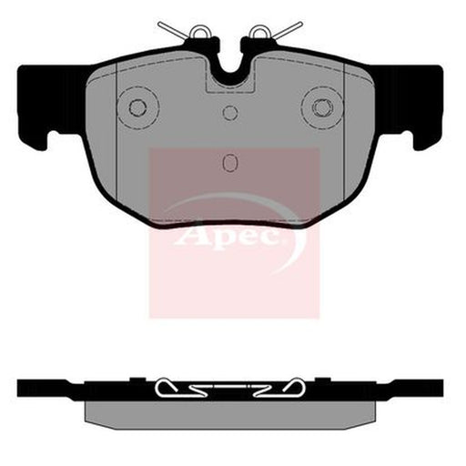 Apec Rear Brake Pad Set fits Jaguar F-Pace 2018 on 5.0