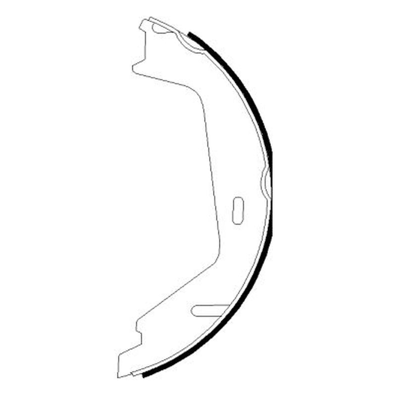 Mintex Parking Brake Shoe Set fits Volvo XC90 I 2002-2014 2.5 3.2