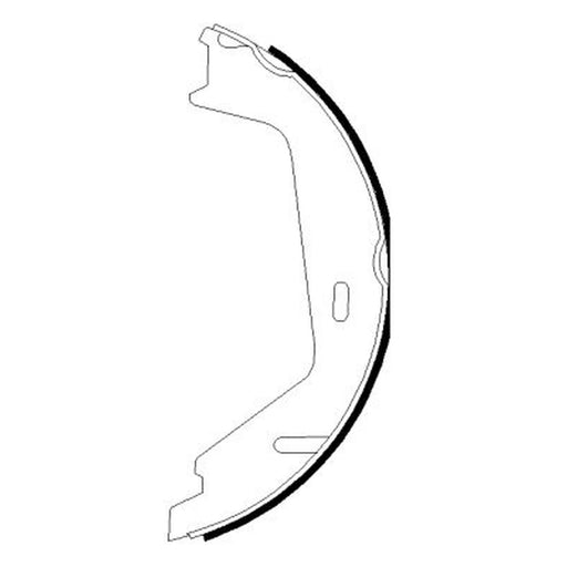 Mintex Parking Brake Shoe Set fits Volvo XC90 I 2002-2014 2.5 3.2