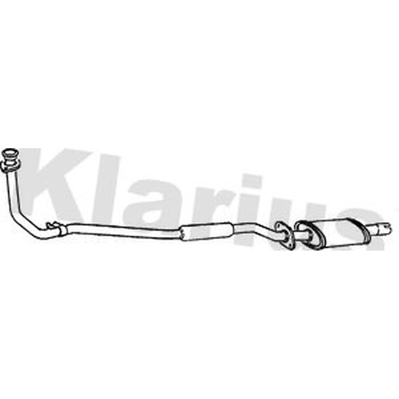 Klarius Box With Front Pipe Front fits Nissan Micra I 1982-1992 1.0 1.2