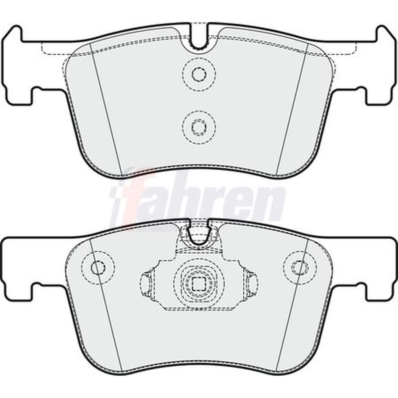 Fahren Front Brake Pad Set FBP3290