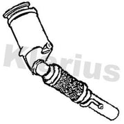 Klarius Catalyst Type Approved fits BMW 1 Sports Hatch 2011-2019