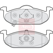 Apec Front Brake Pad Set fits MG MG 3 2011 on 1.3 1.5