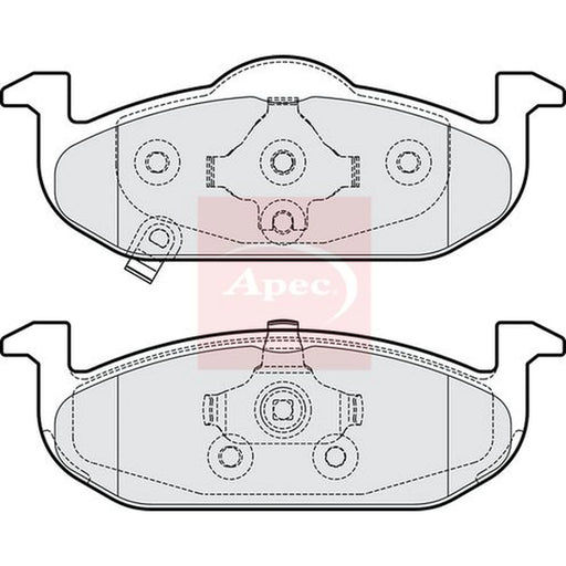 Apec Front Brake Pad Set PAD2177