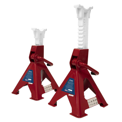 Sealey AXLe Stands (Pair) 3 Tonne Capacity per Stand Ratchet Type VS2003 Sealey - Dynamic Drive