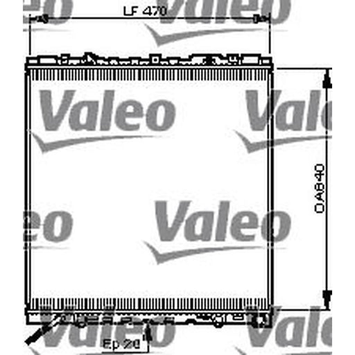 Valeo Engine Radiator 735503